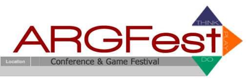 Location and Dates Set for ARGFest 2010