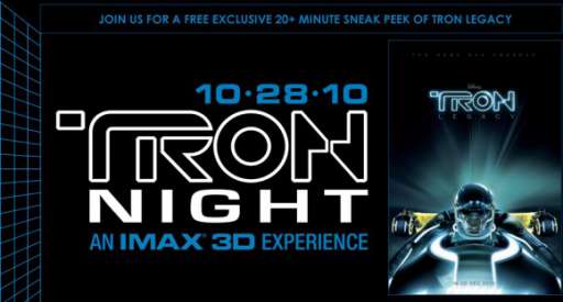 Tron Legacy Viral Is Back, Tron Night 2010 Announced