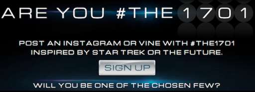 “Star Trek Into Darkness” Viral Finally Launches, Only a Chosen Few Can Be The 1701