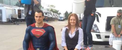 Watch Henry Cavill Take The ALS Ice Bucket Challenge While Wearing The Superman Suit