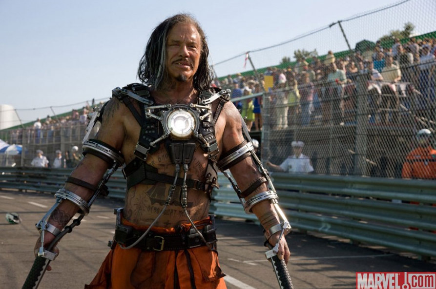 Iron Man 2 Mickey Rourke as Whiplash