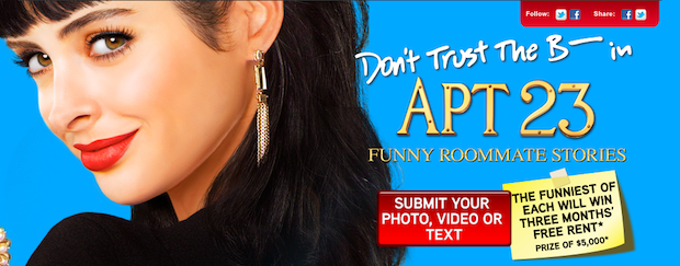 Submit Your Funny Roommate Story To Win Free Rent From ABC's “Don't Trust  the B—- in Apt. 23”