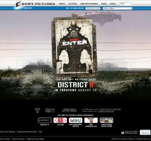 District 9 Official Site Walkthrough