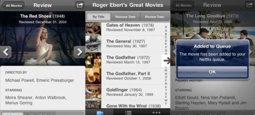 Ebert’s “Great Movies” App Now Available